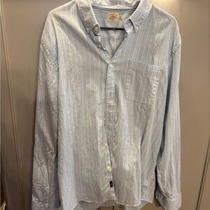 Faherty Light Blue Pinstripe Men's Shirt